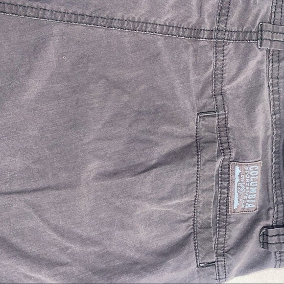 Columbia hiking outdoor men’s shorts gray 32 w 8 L gorpcore flat cotton - Picture 10 of 14